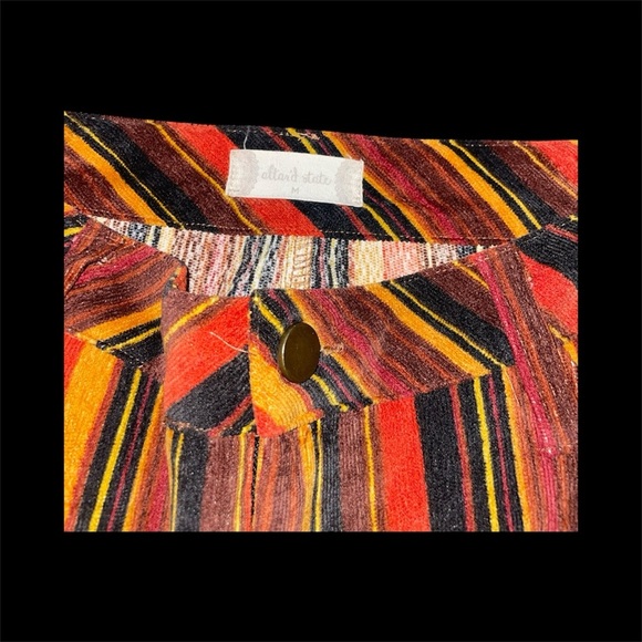 Altar'd State Colorful Striped Mini Skirt - Picture 2 of 3